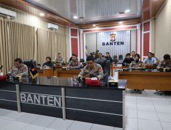 Program Quick Wins Presisi TW II 2023, Polda Banten Ikuti Vicon Terkait Pelaksanaan Polisi RW