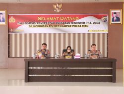 Polres Kampar Terima Asistensi Dari Biro Rena Polda Riau Dalam Rangka Optimalisasi Penyerapan Anggaran Semester I.T.A 2023