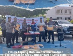 Polsek Tapung Hulu Bersinergi Dengan PT. PHE Siak Mitigasi Kebakaran Lahan dan Hutan