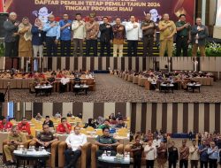 Kasi A Bidang Intelijen Kejaksaan Tinggi Riau Hadiri Rapat Pleno Terbuka Komisi Pemilihan Umum