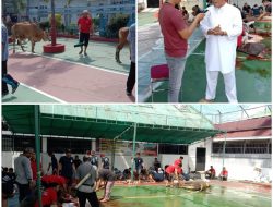 Lapas Kelas IIA Pekanbaru Gelar Pemotongan Hewan Qurban, Dihadiri Langsung Kalapas