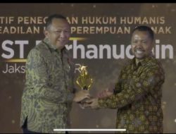 Jaksa Agung ST Burhanuddin Raih Penghargaan Sebagai Tokoh Inspiratif Penegakan Hukum dan Humanis