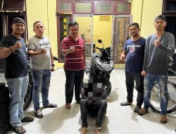 Jambret Gelang Emas Mak Mak, Pemuda Ini Diringkus Polsek Tambang