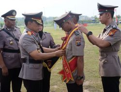 Wakapolda Riau Lantik 134 Bintara Polri