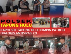 Kapolsek Tapung Hulu Pimpin Patroli Dialogis Antisipasi Tindak Pidana C3