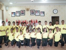 Bupati Rohil Lepas Atlet Wushu Ikuti Selekda Porwil Riau