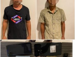 Habiskan Hasil Curian Dengan Mabuk-mabukan, Dua Pelaku Curat Diciduk Tim Gabungan Resmob Dan Polsek Ujungbatu Batu di Pekanbaru