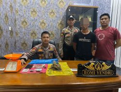 Diinformasikan Sering Transaksi Ganja, Personil Polsek Bonaidarussalam Ringkus Pelaku