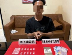 Tim Ojoloyo Ringkus Pelaku Narkoba di Desa Cinta Damai