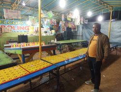 Adanya Pemberitaan Judi Bola Boling Dipasar Malam Satreskrim Polres Kuansing Cek Ke TKP