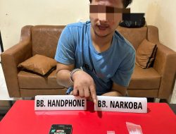 Satnarkoba Polres Kampar Tangkap Warga Desa Limau manis Karena Terlibat Narkoba