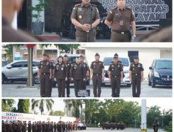 Wakajati Riau Jadi Penerima Apel Kerja Pagi