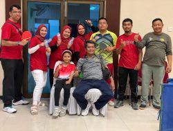Tim Tenis Meja Lapas Narkotika Rumbai Raih Juara Satu Pertandingan Tenis Meja Kanwil Kemenkumham Riau