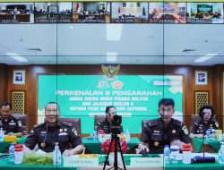 Wakajati Riau Ikuti Pengarahan Jaksa Agung Muda Pidana Militer Kejaksaan Agung RI Secara virtual