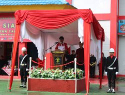 Dipimpin Langsung Inspektur Jenderal Kemenkumham RI, Lapas Narkotika Rumbai Ikuti Apel Siaga Natal dan Tahun Baru 2024