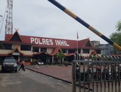 Mobil Tangki Merah Penyalur BBM Milik EPN Tertangkap Tangan Kencing Minyak, Polres Inhil Tahan 5 Tersangka