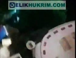 Kencing di Jalan Garuda Sakti, Mobil Tangki Minyak Industri PT.Anugerah Jagad Raya Terekam Kamera