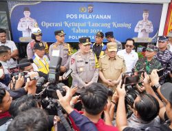 Kapolda Bersama Danrem dan Forkopimda Pastikan Kesiapan Tol Sungai Pinang Kampar Hadapi Mudik Lebaran FC 2024
