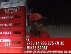 SPBU 14.286.675 KM 40 Minas Barat Diduga Kembali Jadi Sarang Mafia BBM Subsidi, BPH Migas dan Pertamina Diminta Turun Tangan