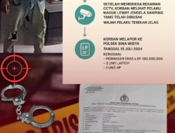 Wajah Pelaku Curat Rp180 Juta Terekam Kamera, Polsek Bina Widya Diduga Petieskan Laporan Selama Setahun Tanpa Tersangka