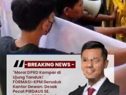 “Moral DPRD Kampar di Ujung Tanduk: FORMASI-KPM Geruduk Kantor Dewan, Desak Pecat Pirdaus SE — Bukti Aborsi Korban Sudah di Meja BK!”