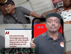 Kebal Hukum, Edi Lelek Pemilik Judi Sabung Ayam di Jalan Bupati Ujung Sebut Oknum AURI Bernama Juli Terlibat