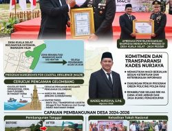 Kades Kuala Selat Raih Penghargaan Kapolda Riau dan Dukung Program Menteri Lingkungan Hidup, Kades Nurjaya Paparkan Fakta Geografis Proyek M4CR dan Komitmen Transparansi Program Desa